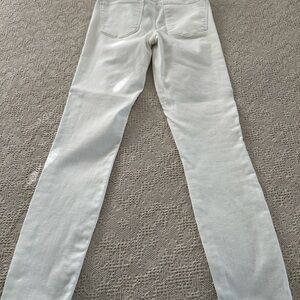 Abercrombie & Fitch White Skinny Jeans 26 L